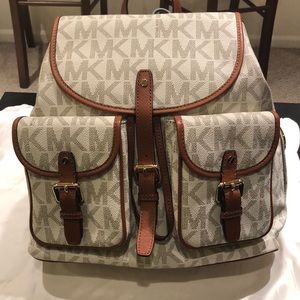 Michael Kors Vanilla Backpack
